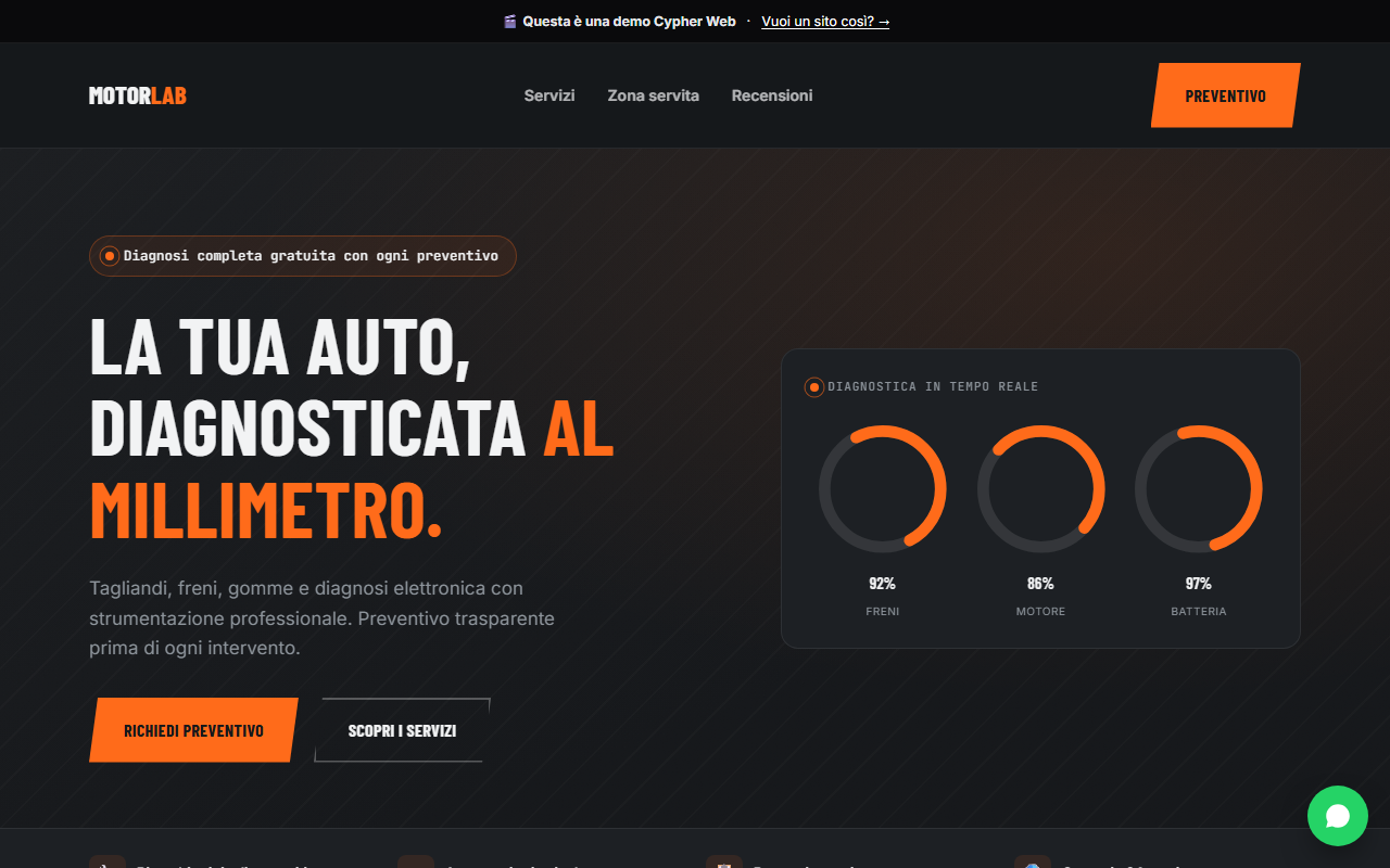 Anteprima homepage MotorLab